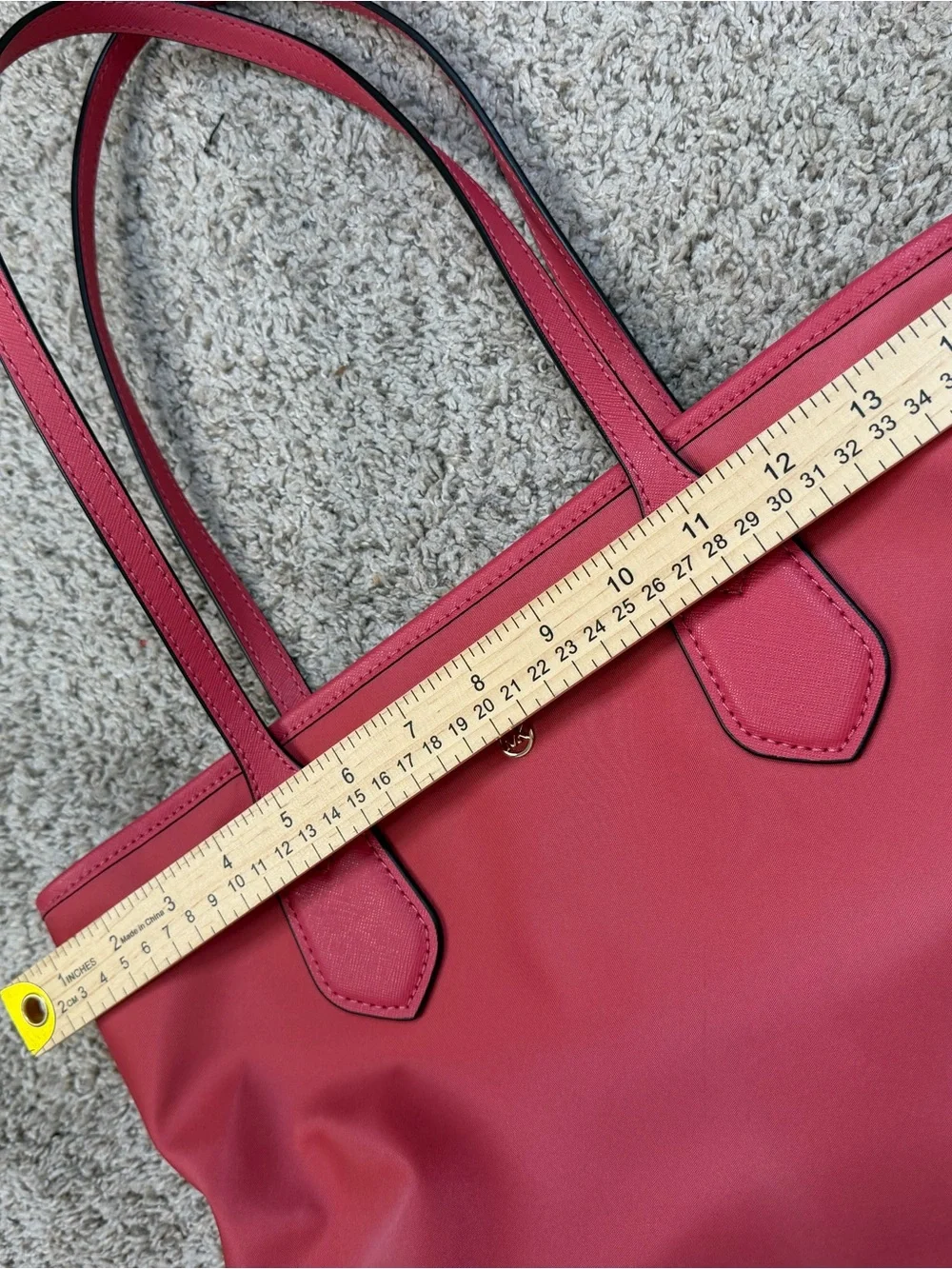 Michael Kors Rose Pink Tote with Gold Hardware - Picture 10 of 11